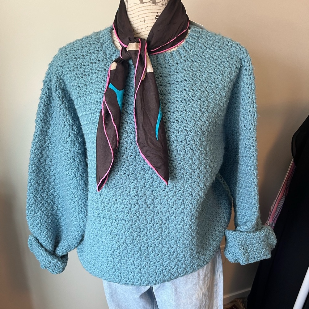 Vintage handmade knit sweater
